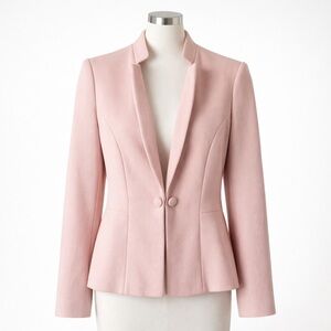 Tailored Blush Pink Women's Blazer Jacket